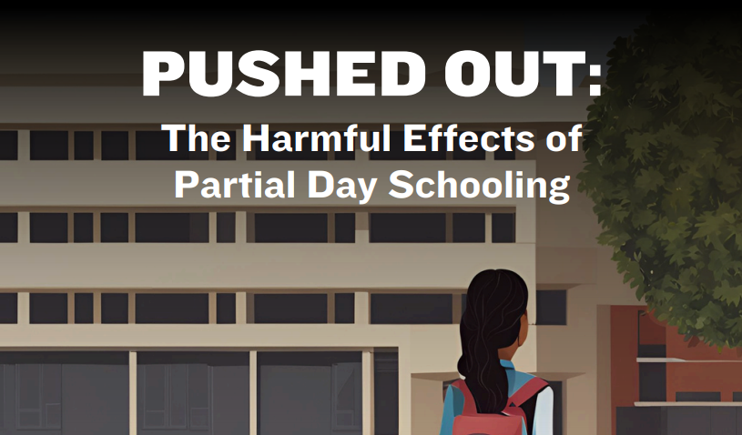 “They told us they didn’t have the resources to support him. We had no choice but to keep him home.”

Partial day attendance is causing many parents to feel overwhelmed as they fight for their child’s right to education.

Read the report: bit.ly/3EvaZin