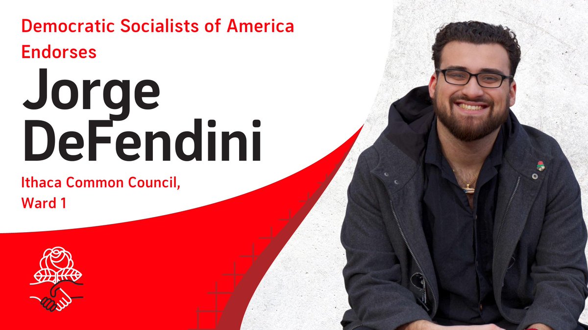 Jorge, running to represent Ithaca’s Ward 1, is a former Alderperson who went after union-busting, passed protections for gender affirming care, and secured funding for stabilizing rents. In office, Jorge will fight for worker protections, housing for all, stable rents, and more.