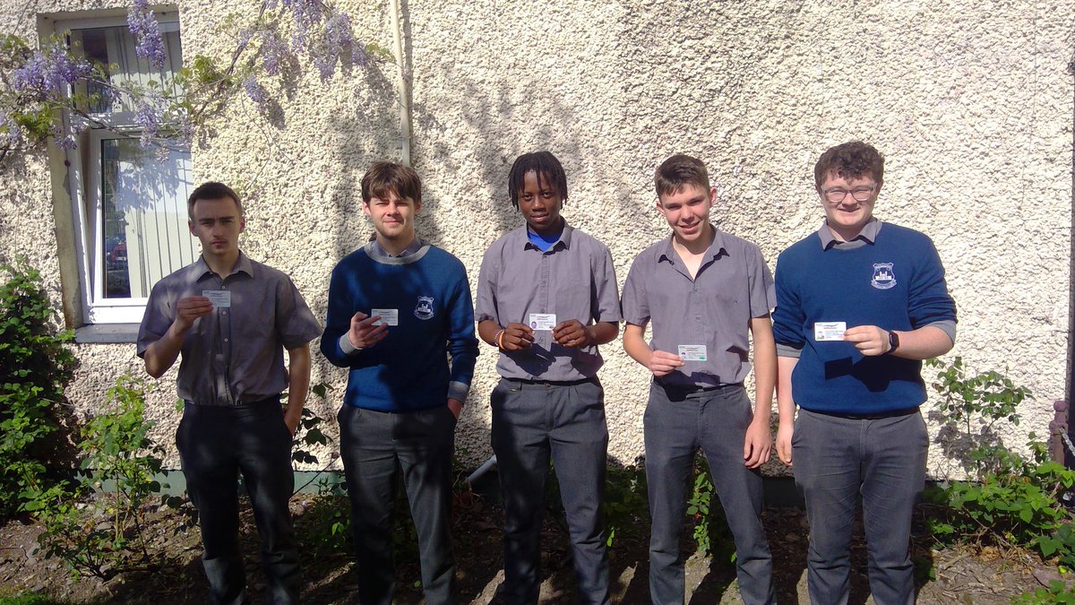 Pictured are some of the TY &amp; 5th year students who recently completed the Safe Pass course at McEgan College. 
Any worker who alters, interferes or changes a building must in time have a Safe Pass card. The Safe Pass Course is required for all construction site and local