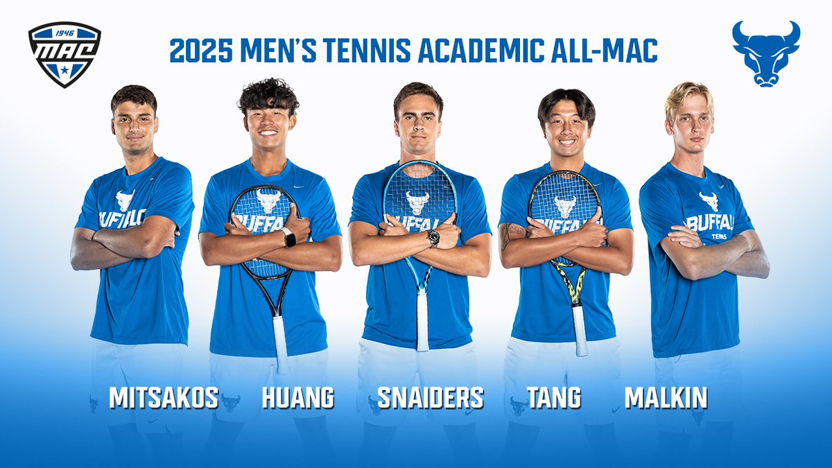 Five Bulls Earn Academic All-MAC Recognition

🔗 ubbulls.com/news/2025/5/12…

#UBhornsUP