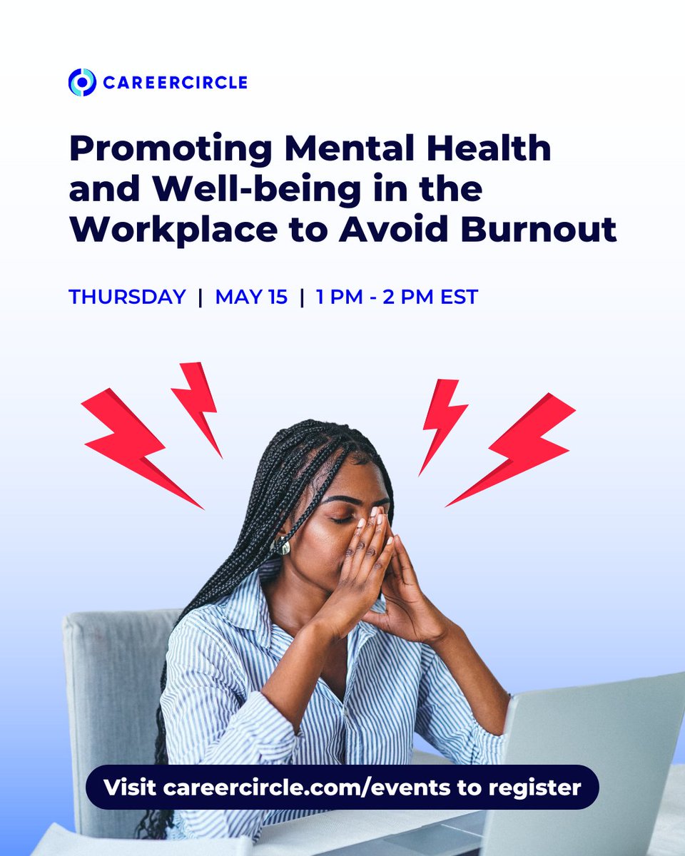 Exhausted, overwhelmed, running on empty? That’s #burnout.

This Thursday, we’re having an open discussion on burnout, mental health, and what actually helps. Click here to register: hubs.la/Q03m2g5P0