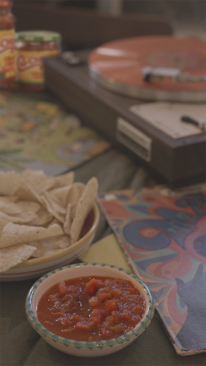 Just a vinyl girl living in a nacho world. 

 #FoodieVibes #VinylCommunity #SnackTime  #TortillaChips #LetTheFiestaBegin #CHICHISBrand