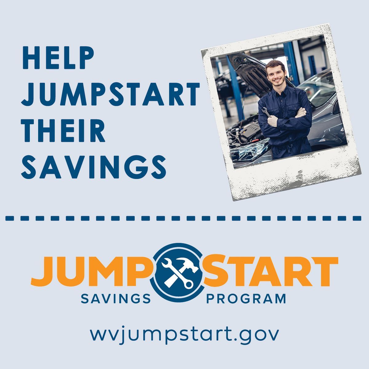 WVJumpstart's tweet image. Help loved ones save for their career goals by contributing to their Jumpstart Savings Account. Simply follow the four easy steps at the bottom of our Jumpstart Savings Gift Contribution Form: buff.ly/RQRGTCx   

#WVJumpstart #BuildingASkilledWorkforce