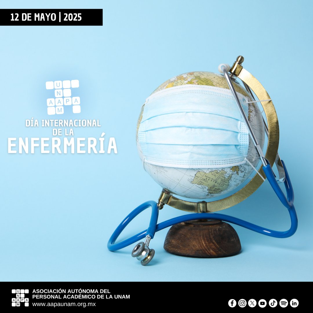 Hoy homenajeamos a quienes cuidan la salud con entrega, empatía y profesionalismo
Su labor es esencial en cada rincón del mundo 👩‍⚕️🌍

#SomosAAPAUNAM #UNAM #DíaInternacionalDeLaEnfermería