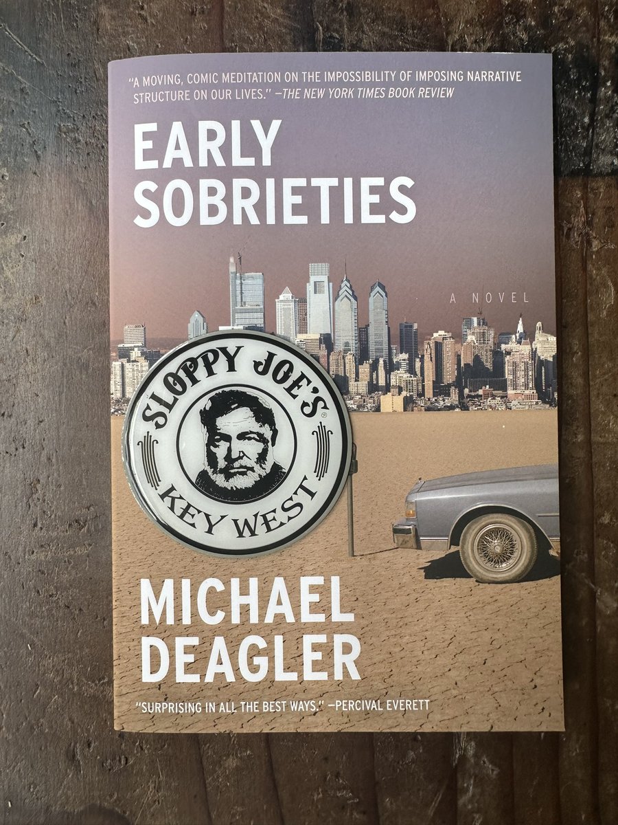 Michael Deagler (@michaeldeagler) on Twitter photo Thrilled to learn that Early Sobrieties has won the PEN/Hemingway Award (sticker forthcoming….)
<a href="/astrahousebooks/">Astra House</a> <a href="/PENamerica/">PEN America</a> Thrilled to learn that Early Sobrieties has won the PEN/Hemingway Award (sticker forthcoming….)
<a href="/astrahousebooks/">Astra House</a> <a href="/PENamerica/">PEN America</a>