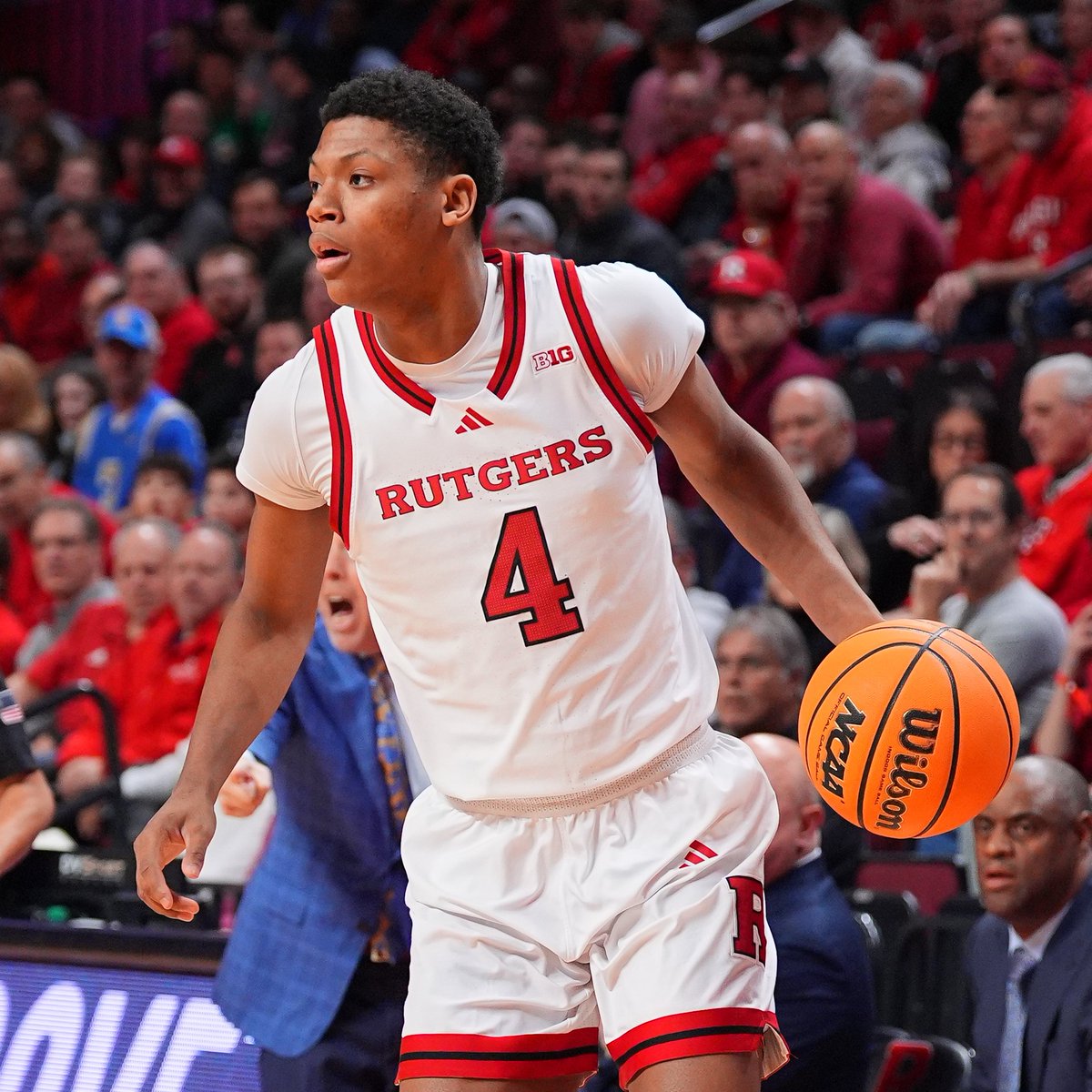 Rutgers’ Ace Bailey’s official measurements from the NBA Draft Combine:

6’7 1/2 barefoot, 202.8 lbs with a 7’0 ½" wingspan and 8’11" standing reach