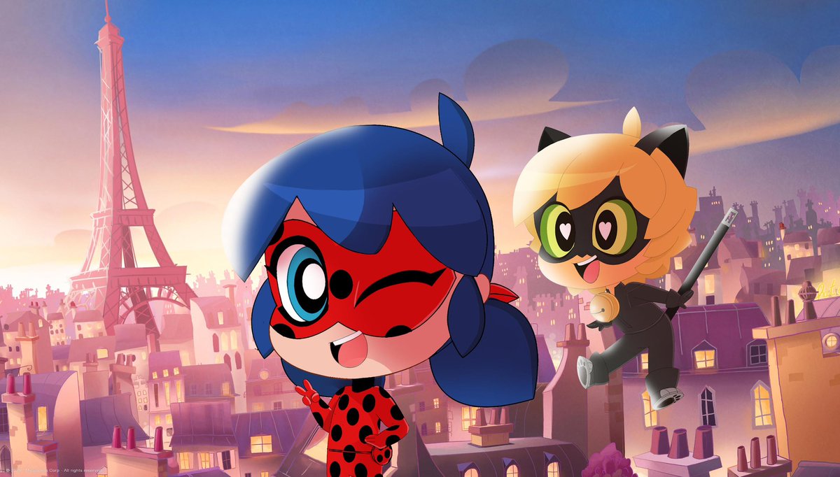 🚨 The new 'Miraculous Chibi' series will launch on the official Miraculous  YouTube channel in Q4 2025, with more episodes releasing through 2026.  Disney Branded Television and TF1 have acquired the series, image size:1200x682