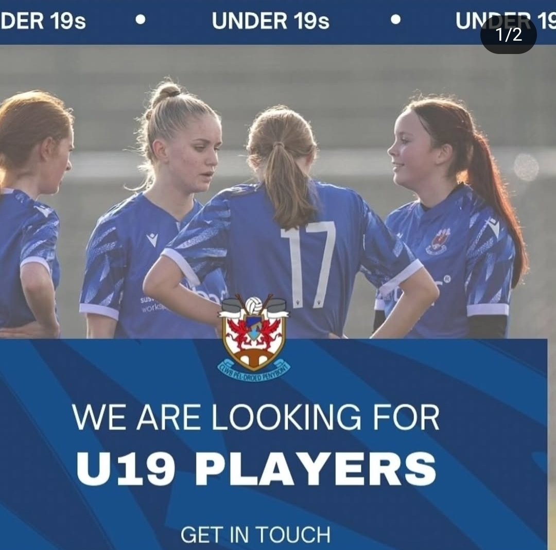 Chris Abbott (@abbott1117) on Twitter photo OPEN TRAINING SESSION ๐โฝ๏ธ
<a href="/PenybontWomenFC/">Penybont Women FC</a> U19s are holding an 'Open Training' session on Weds 14.05.25.
Location - Bridgend College 3g (Pencoed campus)
Time - 6pm to 8pm
If interested, please DM or message me on 07402150952
PLEASE FEEL FREE TO SHARE! OPEN TRAINING SESSION ๐โฝ๏ธ
<a href="/PenybontWomenFC/">Penybont Women FC</a> U19s are holding an 'Open Training' session on Weds 14.05.25.
Location - Bridgend College 3g (Pencoed campus)
Time - 6pm to 8pm
If interested, please DM or message me on 07402150952
PLEASE FEEL FREE TO SHARE!
