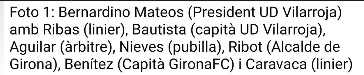 Avui 12 de maig de 2025, el meu pare, Bernardino Mateos, cumpliria 99 anys
Fou cap de Depositaria de la <a href="/DiputacioGirona/">Diputació de Girona</a>  ... i president fundador de la UD Vilarroja 
Unes fotos del dia de la inauguració del camp de la UD Vilarroja, en l'amistòs UD Vilarroja v <a href="/GironaFC/">Girona FC</a> (1974)
❤️