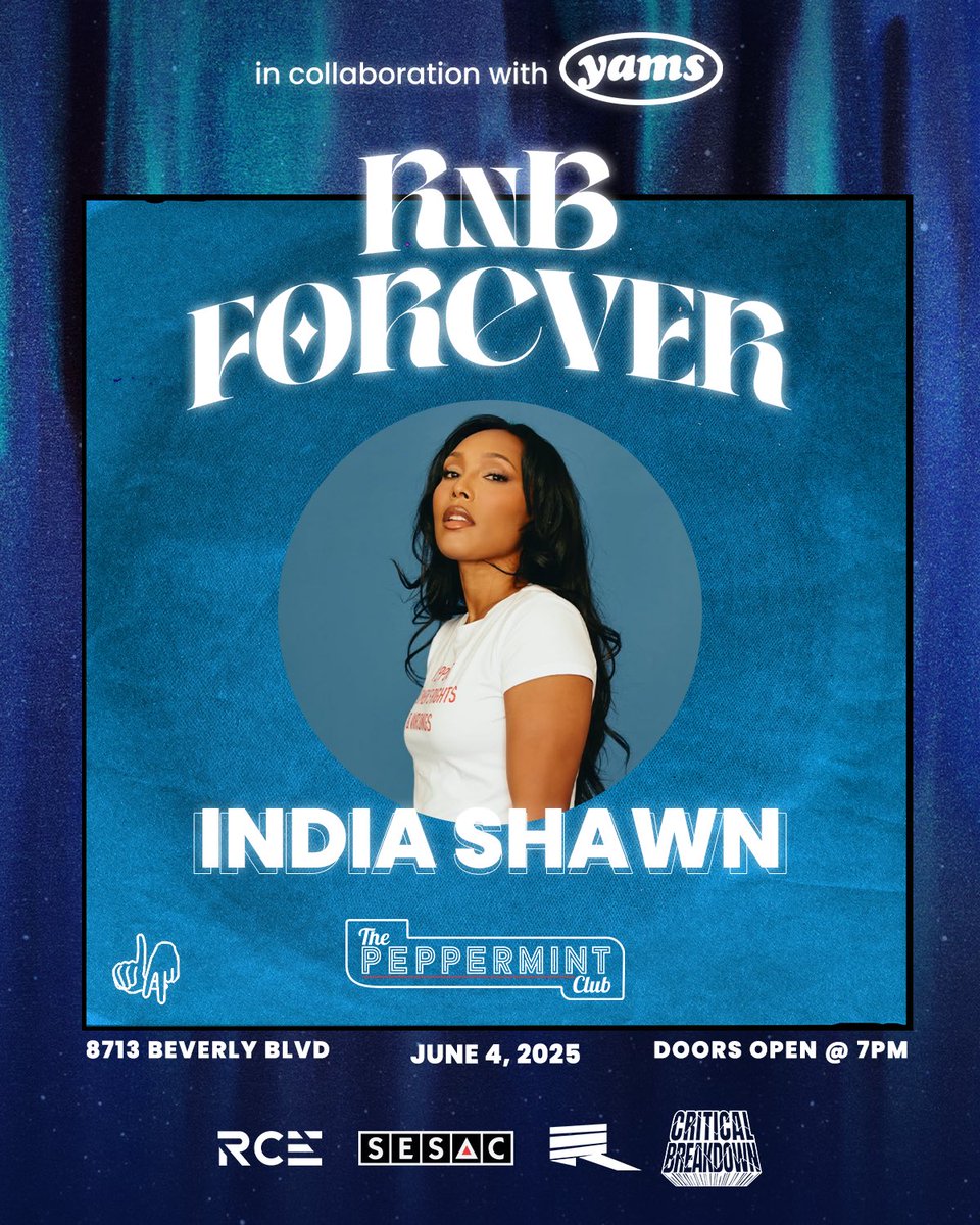 we bringing the VOCALS to LA on June 4th 😮‍💨🤩 <a href="/TianaMajor9/">TM9</a> <a href="/IndiaShawn/">India Shawn</a> 

RSVP: partiful.com/e/FzXlOqi2t8aR…