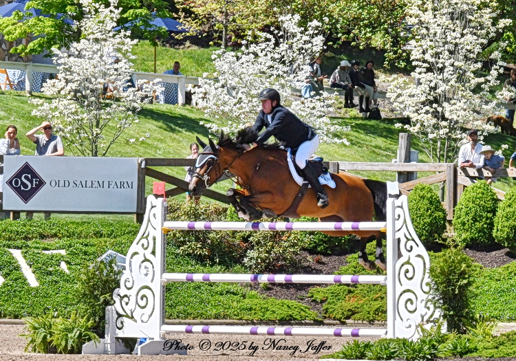 Irish rider Jordan Coyle started his U.S. career while living in a room above the stable. He returned to win the grand prix there. Read about it at nancyjaffer.com