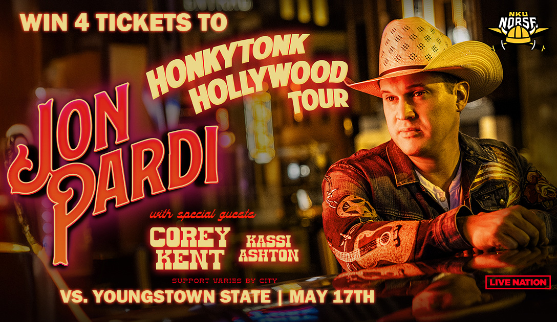 NKU Baseball ⚾️ (@nkunorsebsb) on Twitter photo A night you won't want to miss 🎸
We're giving away 4⃣ tickets to see Jon Pardi LIVE at <a href="/theTruistArena/">Truist Arena</a> ‼️
Come to our game vs. Youngstown State on Saturday, May 17 for your chance to win! A night you won't want to miss 🎸
We're giving away 4⃣ tickets to see Jon Pardi LIVE at <a href="/theTruistArena/">Truist Arena</a> ‼️
Come to our game vs. Youngstown State on Saturday, May 17 for your chance to win!