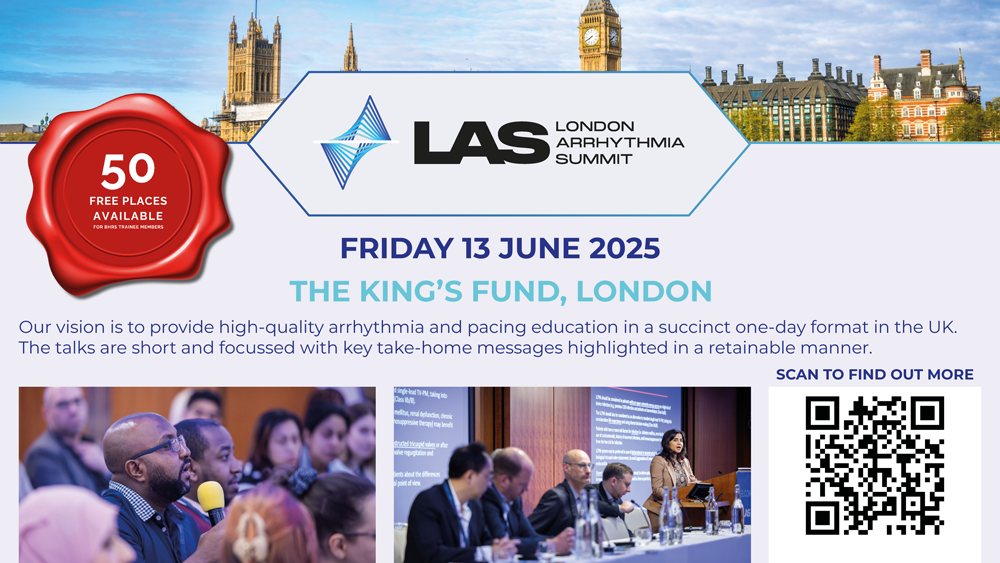 🚨 FREE PLACES FOR BHRS MEMBERS🚨 

This one-day summit will feature:
✅ Focused talks
✅ Expert debates
✅ Interactive sessions

Spots are allocated on a first-come basis. 
Sign up now ➡️ millbrook-events.co.uk/event/LAS25/su…

Note: open to all trainees including nurses &amp; physiologists.