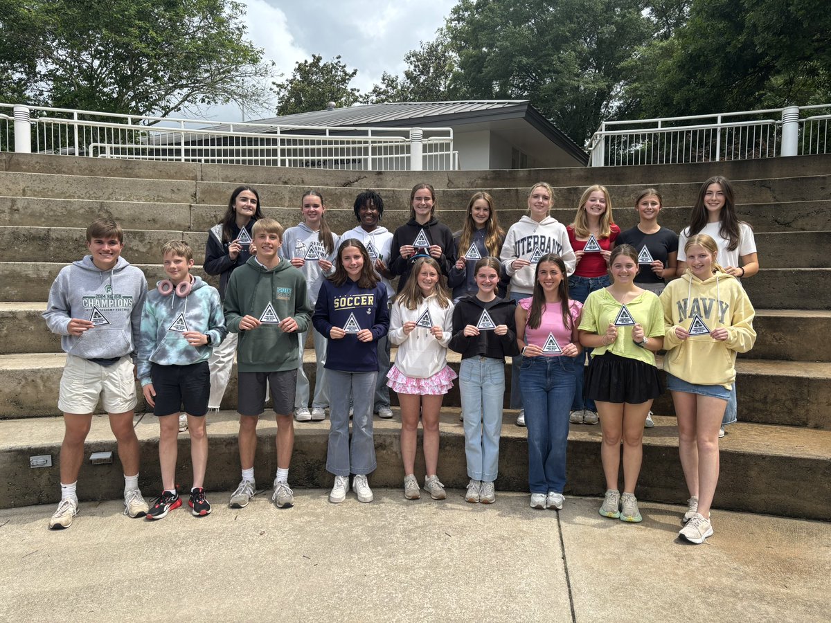 Today we celebrated our student-athletes who participated in 3 sports during the school year! Each received a grade specific triangular patch.  
Seniors - 7
Juniors - 11
Sophomores - 11
Freshmen - 21
#NoPlaceLikeTheA
<a href="/ABHpreps/">ABH Preps</a> <a href="/OconeeSports/">Oconee Enterprise Sports</a> <a href="/OfficialGHSA/">GHSA</a>