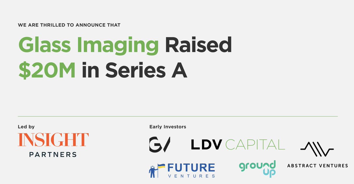 LDV Capital (@ldvcapital) on Twitter photo Congratulations to <a href="/AttarZiv/">Ziv Attar</a> and <a href="/NotACyborgYet/">Tom Bishop</a> and the entire team at <a href="/GlassImaging/">GLASS Imaging</a> on raising $20M in Series A to redefine digital imaging with #AI!
<a href="/deantak/">Dean Takahashi</a> of <a href="/VentureBeat/">VentureBeat</a> has more: venturebeat.com/games/glass-im… Congratulations to <a href="/AttarZiv/">Ziv Attar</a> and <a href="/NotACyborgYet/">Tom Bishop</a> and the entire team at <a href="/GlassImaging/">GLASS Imaging</a> on raising $20M in Series A to redefine digital imaging with #AI!
<a href="/deantak/">Dean Takahashi</a> of <a href="/VentureBeat/">VentureBeat</a> has more: venturebeat.com/games/glass-im…