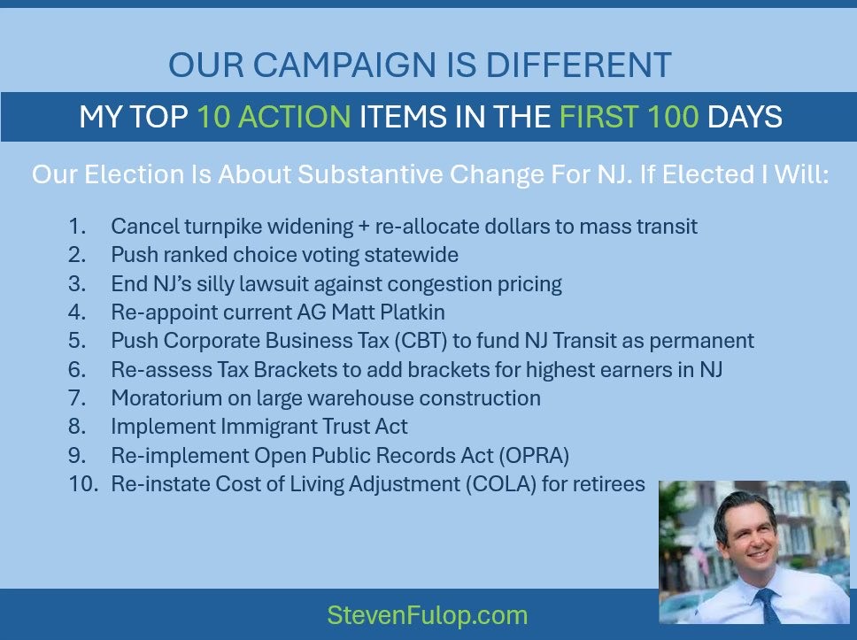 USAmajority's tweet image. I am sick of people promising to move legislation to become law &amp;amp; to stop Warehouses or protect historic sites from warehouses, and nothing happens. Thankfully, @StevenFulop has committed to implement a Warehouses moratorium in his first 100 days. Don't believe me. Read below!