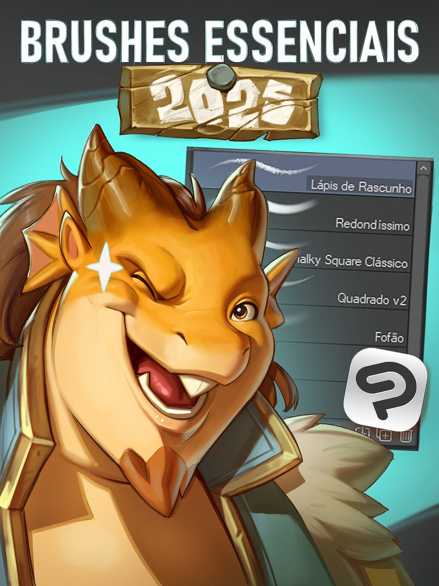 Vocês PEDIRAM e agora os meus Brushes estão reconfigurados para o Clip Studio Paint, de GRAÇA!
Alguns já funcionavam bem, mas precisavam de alguns ajustes!