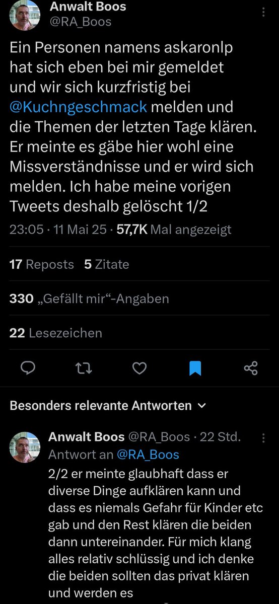 naooneko's tweet photo. #Askaron möchte wohl eine Klärung mit @Kuchngeschmack https://t.co/sV3OKZxX9W