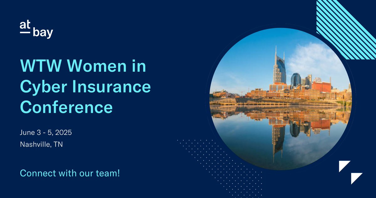 We’re excited to join the WTW Women in Cyber Insurance Conference — and proud to have At-Bay’s Madison Williamson speaking alongside industry leaders.

She’ll reflect on the challenges and opportunities that have shaped her path to leadership in cyber, drawing from her own