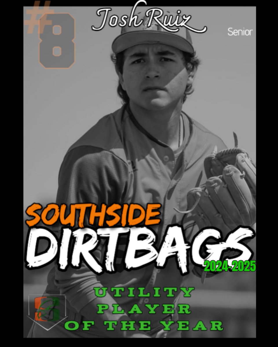 Congrats Josh Ruiz District 35-5A Utility Player of the Year!  #SSDirtbags