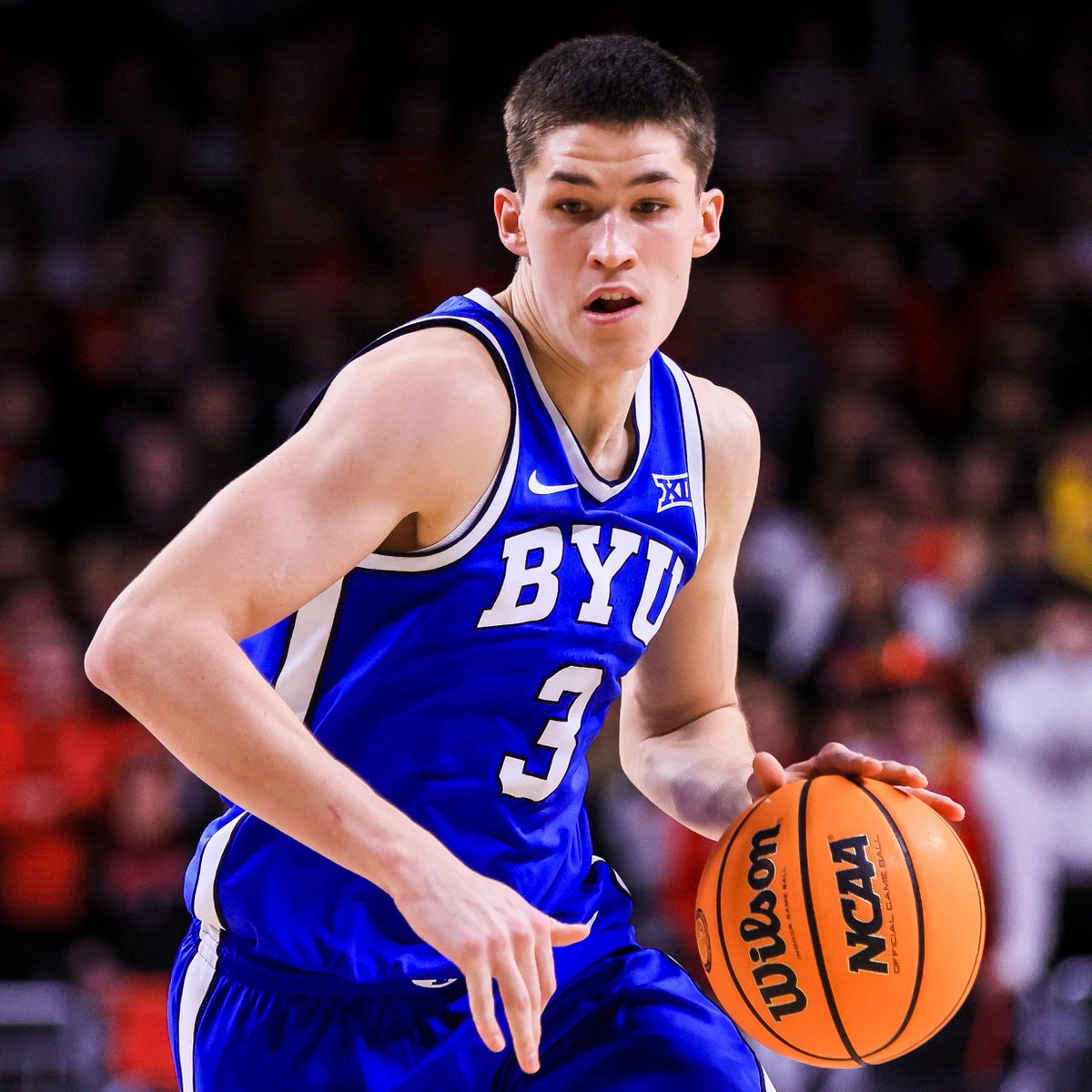 BYU’s Egor Demin’s official measurements from the NBA Draft Combine:

6’8 ¼ barefoot, 199.2 lbs with a 6’10 ¼" wingspan and 8’9 ½" standing reach

The Russian point guard measured a little taller than expected
