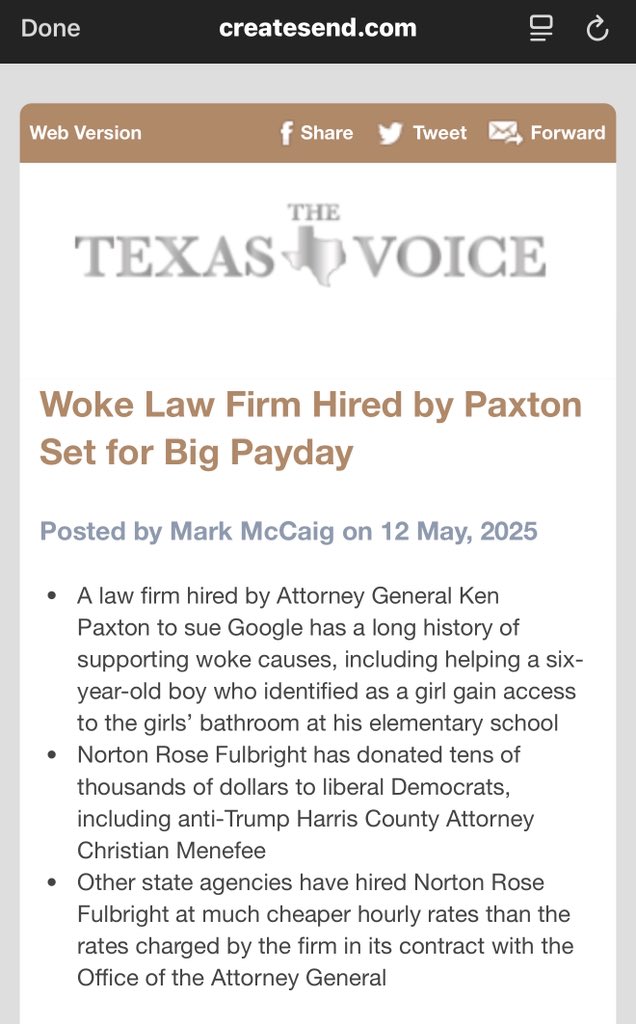 Laura Loomer (@lauraloomer) on Twitter photo Hey <a href="/JohnCornyn/">Senator John Cornyn</a>
Why are you attacking <a href="/KenPaxtonTX/">Attorney General Ken Paxton</a> for hiring Norton Rose Fulbright as a lawfirm?
According to FEC records I reviewed, this same lawfirm has donated over $30,000 to you!
Are you going to give the money back? Or are you just a liar AND a hypocrite?
RECEIPTS 👇🏻 Hey <a href="/JohnCornyn/">Senator John Cornyn</a>
Why are you attacking <a href="/KenPaxtonTX/">Attorney General Ken Paxton</a> for hiring Norton Rose Fulbright as a lawfirm?
According to FEC records I reviewed, this same lawfirm has donated over $30,000 to you!
Are you going to give the money back? Or are you just a liar AND a hypocrite?
RECEIPTS 👇🏻