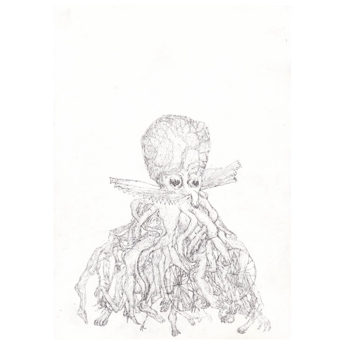 Fantasy Creatures drowned in the Flood

Ink on paper 

29 x 22

Excessive they couldn’t be contained within the other world.