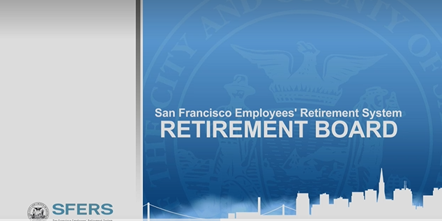 SFGovTV (@sfgovtv) on Twitter photo Coming up at 11 am is the San Francisco Retirement Board meeting. The agenda for today's meeting can be found by clicking this link cdn.mysfers.org/uploads/2025/0…. Watch a stream of the meeting by clicking this link sfgovtv.org/sfersLIVE Coming up at 11 am is the San Francisco Retirement Board meeting. The agenda for today's meeting can be found by clicking this link cdn.mysfers.org/uploads/2025/0…. Watch a stream of the meeting by clicking this link sfgovtv.org/sfersLIVE