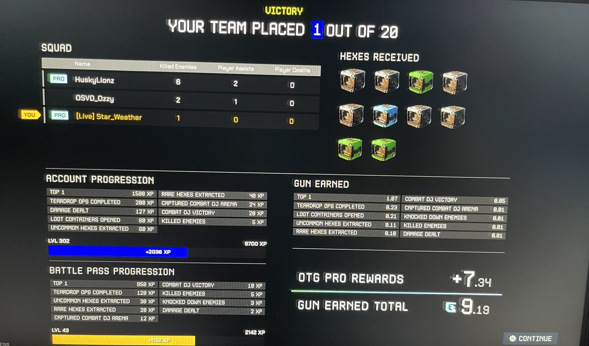 Off The Grid World Record most hexes in one round with a Win!!
Not including the Purple Hexes held at the end.

This game is Outstanding and continues to grow and expand. Can’t wait to see what’s next.

PS5 MainNet?

#OTG #OffTheGrid #Win #Hexe 
<a href="/playoffthegrid/">Off The Grid</a> <a href="/VladK133/">Vlad Korolev</a> $GUN