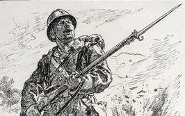 Pierre Mezure, pontonnier et radio-artilleur, raconte a propos du début de l'armistice (14-18) :

"A l'heure fatidique, j'ai regardé ma montre et, quand la grande aiguille a marqué onze heures, tout s'est arrêté. Net. Toutes les cloches des environs, de tous les clochers oubliés