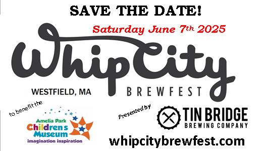 Tickets for The Whip City Brewfest being held June 7 in Westfield, MA are on sale now!

Details &amp; Tix Here: massbrewbros.com/event/whip-cit…