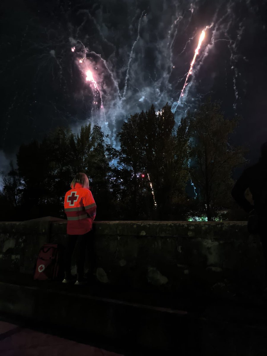⛑️ Aquesta nit tanquem els serveis preventius de la Festa Major de Ripoll 2025 amb la cobertura del castell de focs, esperem hagueu tingut una bona festa de St Eudald