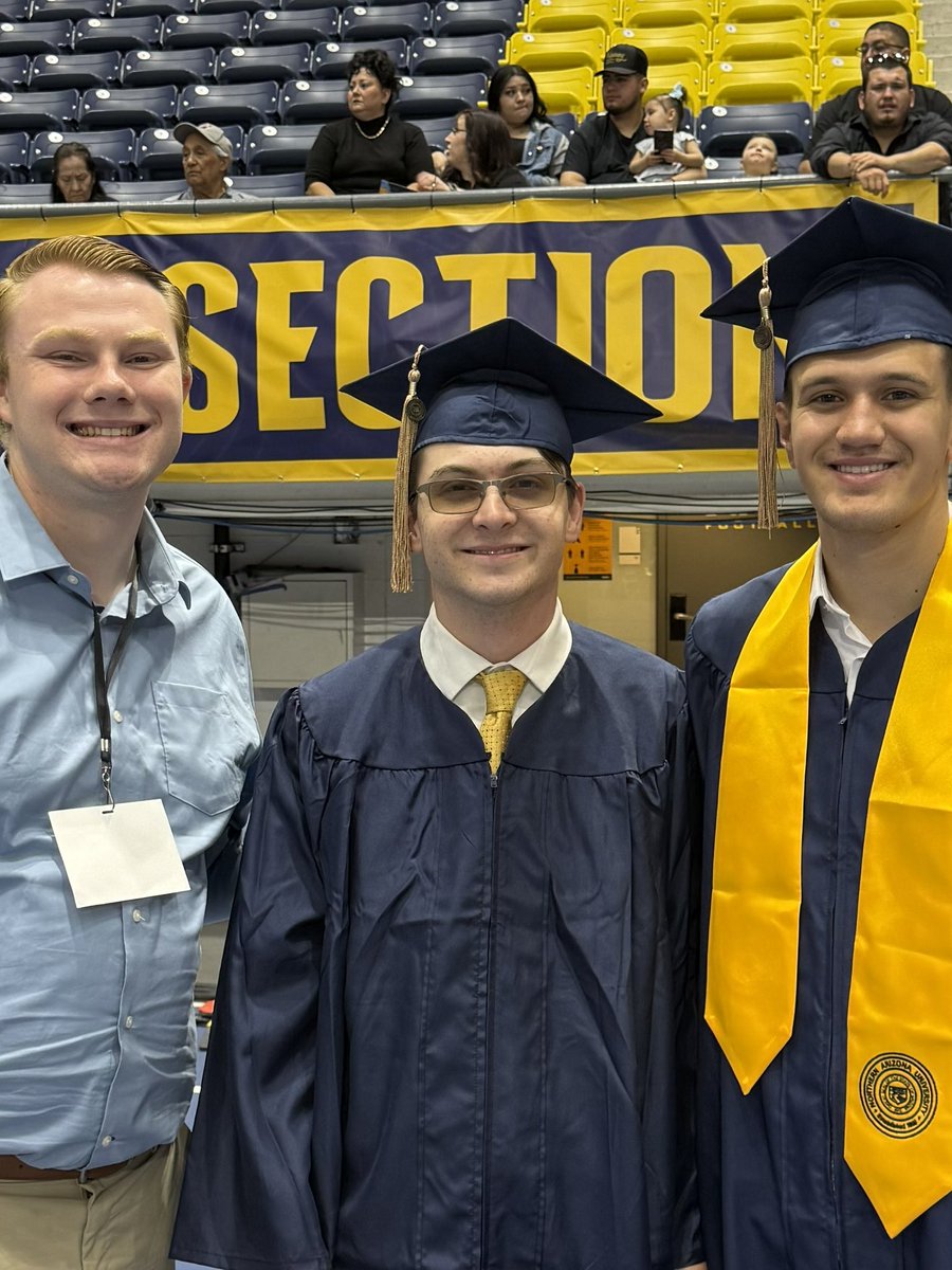 Congrats to the seniors for graduating! Thank you for being a part of my life and I know you guys will continue to do great things 
<a href="/ava_nics/">Ava Nichols</a> <a href="/NoahButlerLJ/">Noah Butler</a> <a href="/BraydenKennedyy/">Brayden Kennedy</a> <a href="/JoeGarner513/">Joe Garner</a> <a href="/TonyBracha/">Tony Bracha</a> <a href="/BrandonHurl13/">Brandon Hurley Sports Media</a> <a href="/naz_sports_/">Northern Arizona Sports</a> <a href="/NAU/">NAU</a>