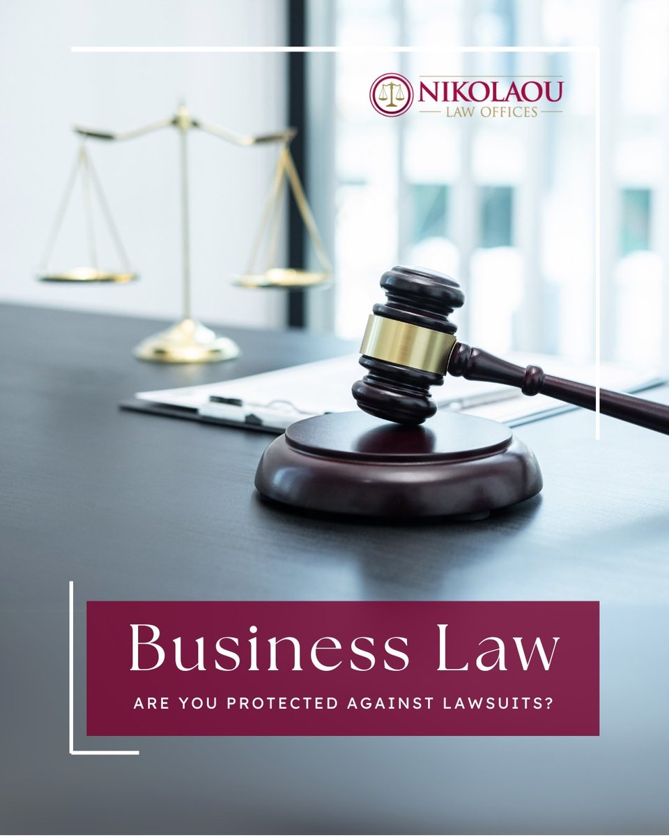 NikolaouLaw's tweet image. Is your business protected against lawsuits?

If you don’t know how to handle these situations, visit the link below to schedule a no-obligation consultation.

nikolaoulawoffices.com/free-business-…

#TheMainLine #Lawyer #BusinessLaw #LegalConsultation