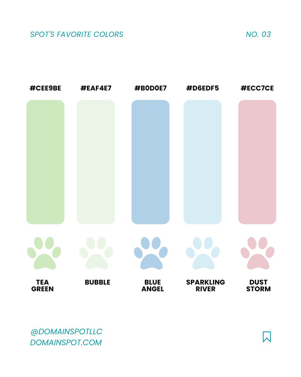 DomainSpotLLC's tweet image. Sprinkle these fresh hues into your spring campaigns, and blossom your brand with DomainSpot! #colorpalette #hexcode #springcolors