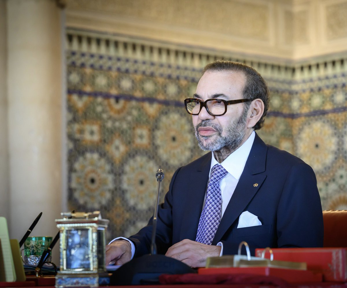 Sa Majesté le Roi Mohammed VI, que Dieu L’assiste, préside un Conseil des ministres