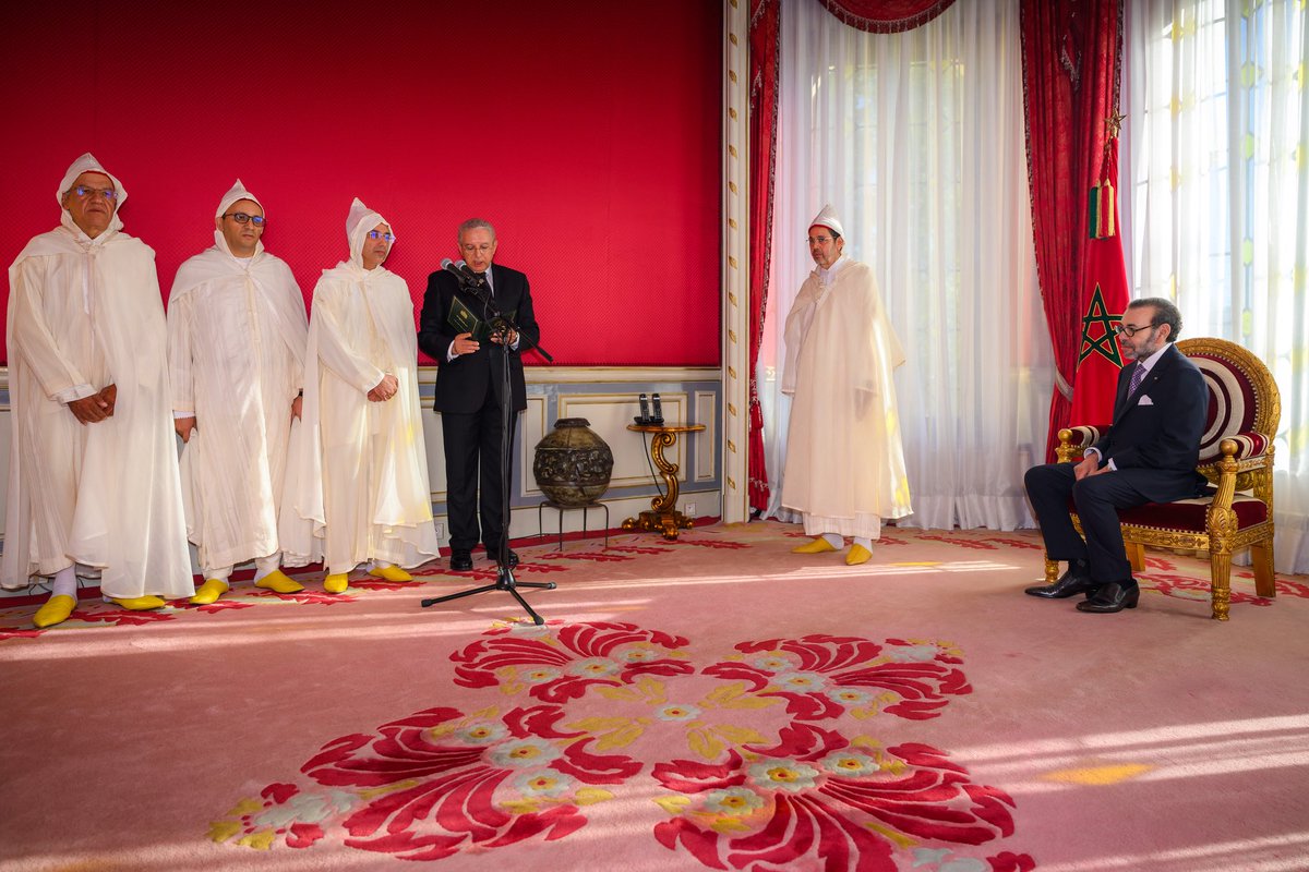 Sa Majesté le Roi Mohammed VI, que Dieu L’assiste, Président du Conseil Supérieur du Pouvoir Judiciaire (CSPJ), reçoit trois nouveaux membres du Conseil.