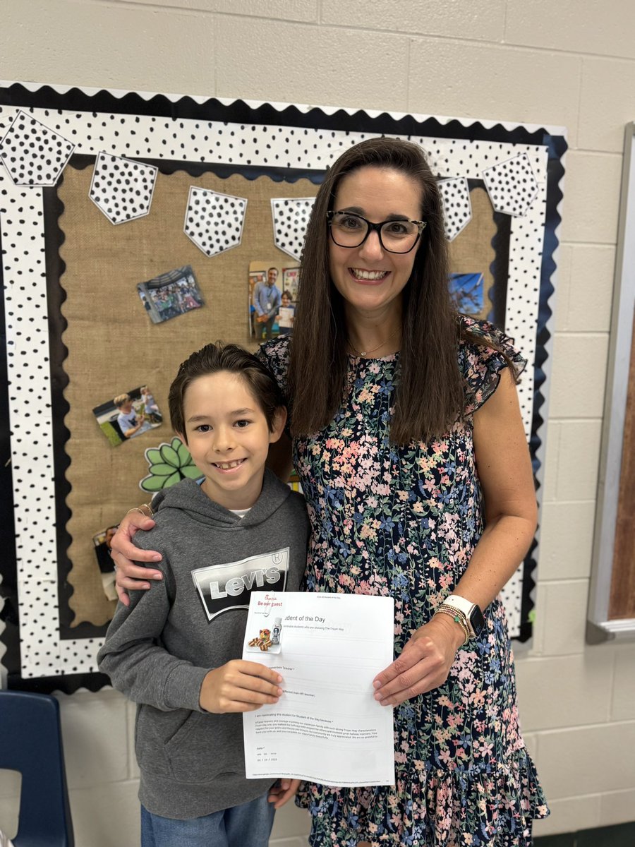 Betsy Waters (@h2o3rdgrade) on Twitter photo What better way to start a new week than by having our Student of the Day in the classroom?! 🤗 This student may have joined us a bit later in the year, but he definitely displays the Trojan Way in the hallways. Keep up the great work! 💚<a href="/MVESGainesville/">Mt. Vernon Exploratory School</a> What better way to start a new week than by having our Student of the Day in the classroom?! 🤗 This student may have joined us a bit later in the year, but he definitely displays the Trojan Way in the hallways. Keep up the great work! 💚<a href="/MVESGainesville/">Mt. Vernon Exploratory School</a>
