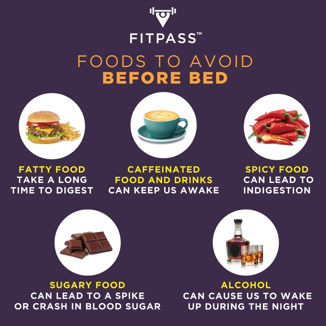 HealthDailyNow's tweet image. Steer clear of caffeine and heavy meals before bed. They can lead to restless nights. Try avoiding them for a week and see the change! #StayRested