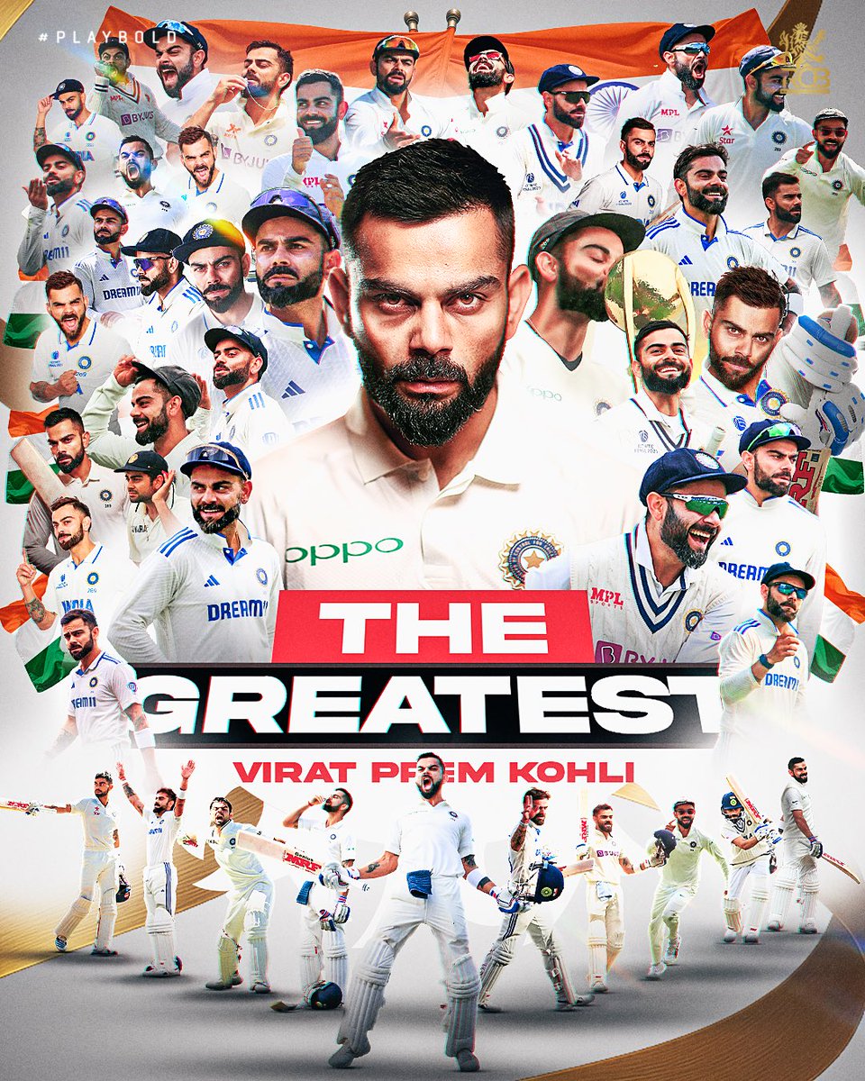 Nouabdullah18's tweet photo. The end of a golden era in test cricket,The greatest of all time who entertained an entire generation with unmatched passion and performance.Thank you for the memories,Virat Kohli 👑 Wishing you the best for the future!👏
#ViratKohli𓃵 🤍 #retirement https://t.co/td5gTlrof2