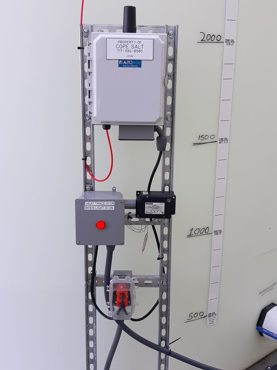 CopeAUTOBrine's tweet photo. With #AUTOBrine’s remote monitoring, we can track brine levels, system performance, and when a delivery of supply is needed all without setting foot on site.
✅ Know when to refill
✅ Avoid downtime
✅ Optimize operations https://t.co/4Q2K4rag0u