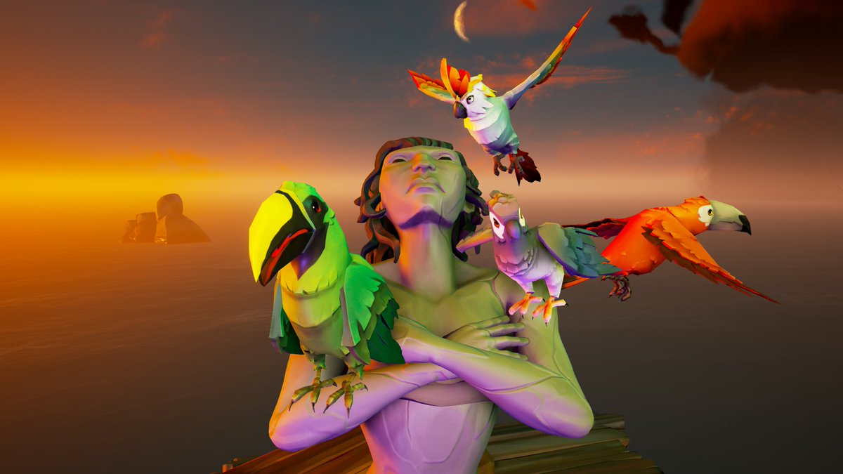 Purple Chicken 🏴☠️ (@purplchicken) on Twitter photo Stone man stands so still,
They call him the Jungle's gentle king.
Theme: Wild Things.
<a href="/SeaOfThieves/">Sea of Thieves</a>
#SoTShot #SeaOfThieves Stone man stands so still,
They call him the Jungle's gentle king.
Theme: Wild Things.
<a href="/SeaOfThieves/">Sea of Thieves</a>
#SoTShot #SeaOfThieves