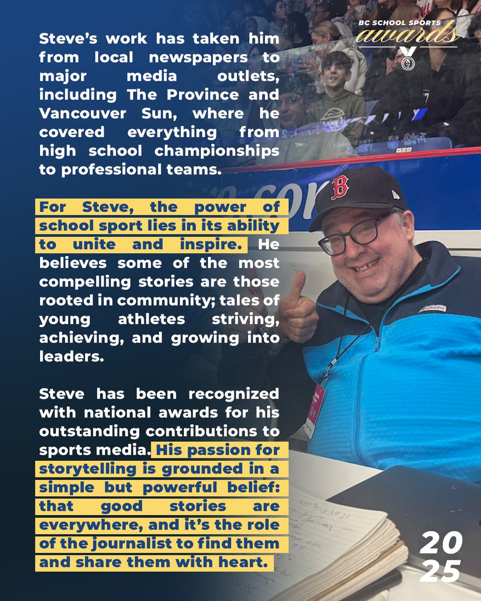 BC School Sports (@bcschoolsports) on Twitter photo Congratulations to <a href="/SteveEwen/">Steve Ewen</a> of The Province & Vancouver Sun on receiving the Media Person of the Year for his longstanding commitment to covering high school sports in BC. #BCSSAwards Congratulations to <a href="/SteveEwen/">Steve Ewen</a> of The Province & Vancouver Sun on receiving the Media Person of the Year for his longstanding commitment to covering high school sports in BC. #BCSSAwards