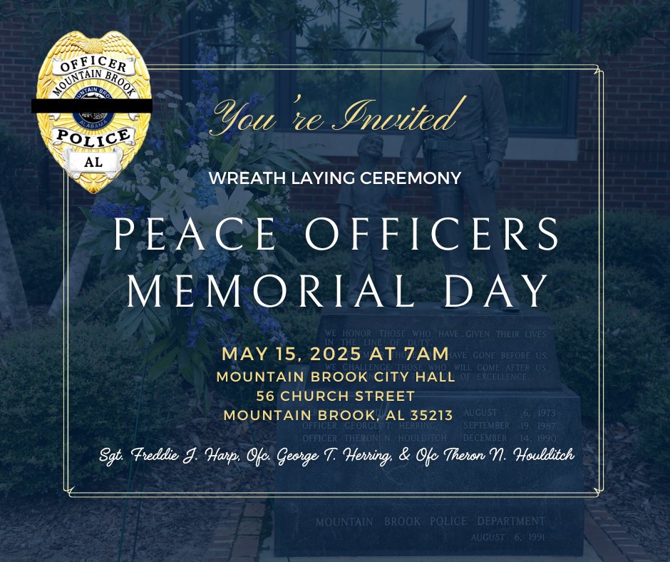 Mountain Brook Police Dept tweet media