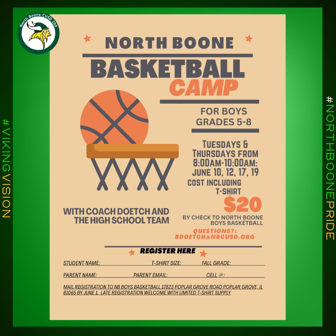 Click here to download the registration form: trst.in/wDgK2P
#VikingVision #NorthBoonePride