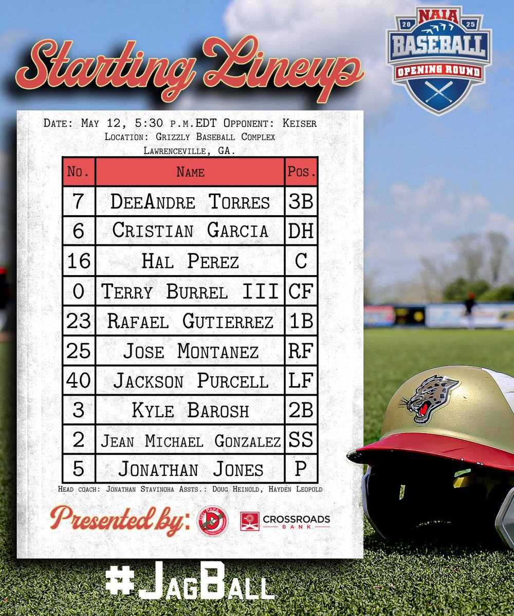 Starting Lineup deep down in the South. #JagBall @uhvjaguars