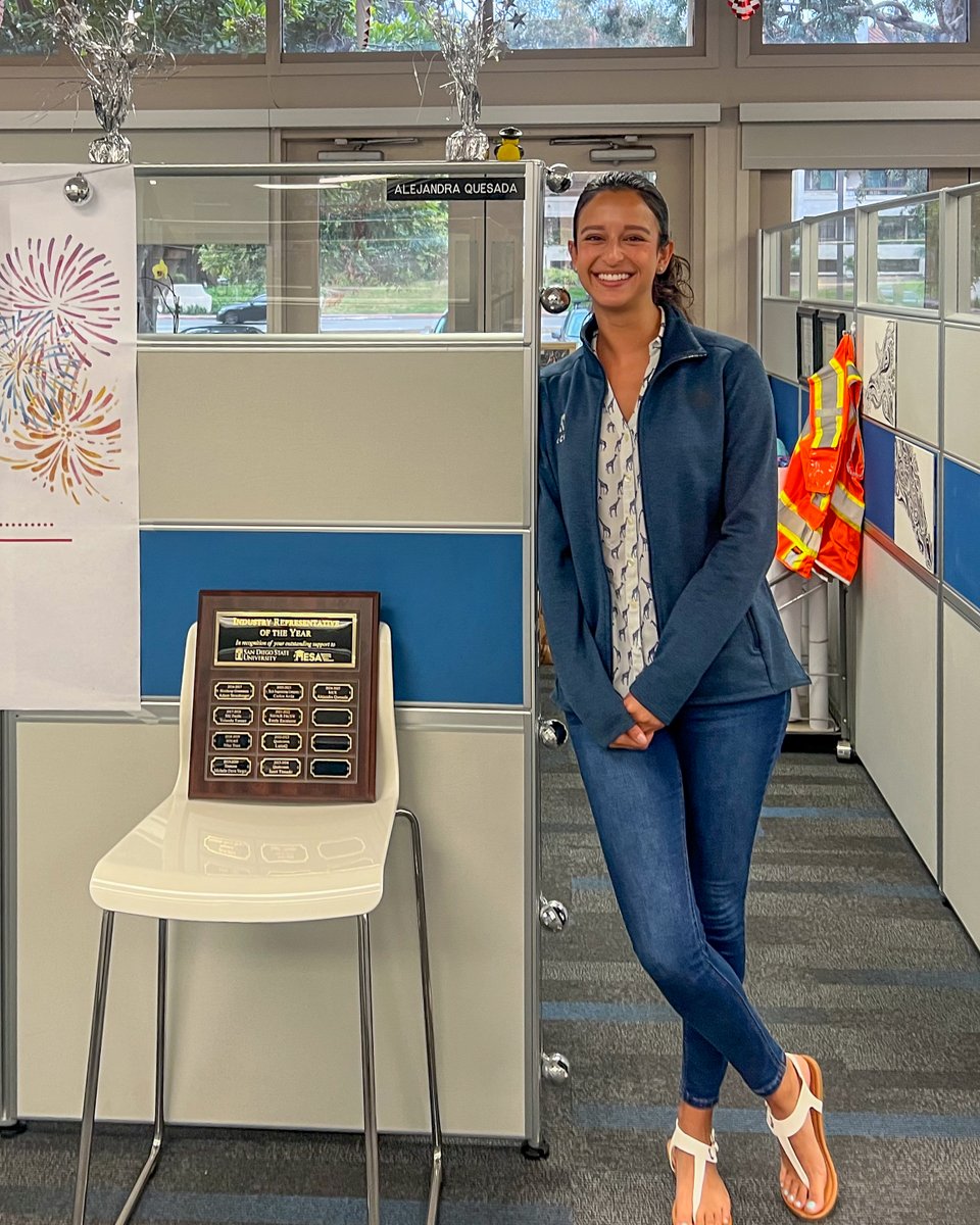 RickEngineering's tweet image. RICK is thrilled to share that Alejandra Quesada has been recognized as SDSU MESA&apos;s Industry Supporter of the Year!

Congratulations, Alejandra, for this well-deserved award!

#RICKengineering #SDSUMESA #leadership #teamRICK