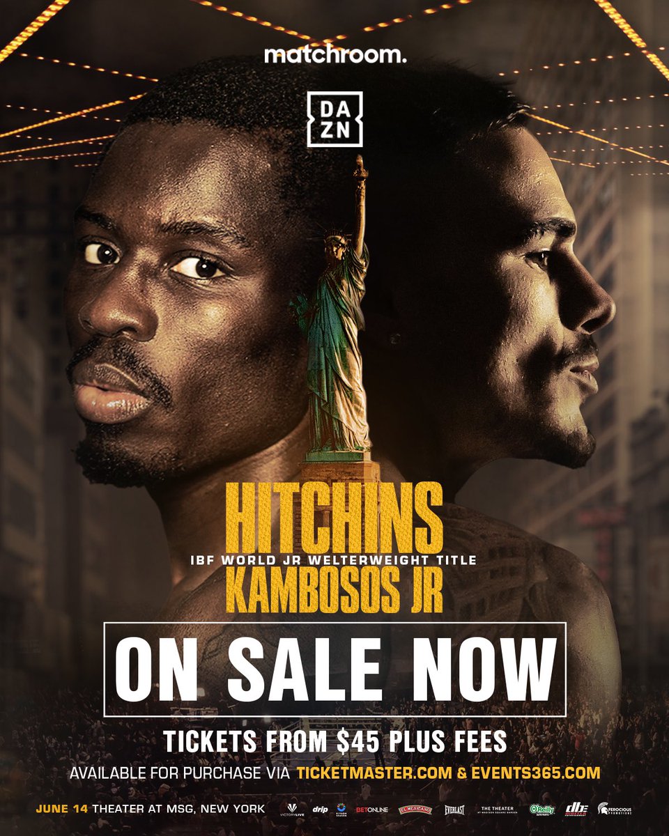Eddie Hearn (@eddiehearn) on Twitter photo The build-up to this one 🍿 <a href="/HeIsRichardson/">Richardson Hitchins</a> vs <a href="/georgekambosos/">George "Ferocious" Kambosos Jr</a>
Tickets out 👇
ticketmaster.com/matchroom-boxi… The build-up to this one 🍿 <a href="/HeIsRichardson/">Richardson Hitchins</a> vs <a href="/georgekambosos/">George "Ferocious" Kambosos Jr</a>
Tickets out 👇
ticketmaster.com/matchroom-boxi…
