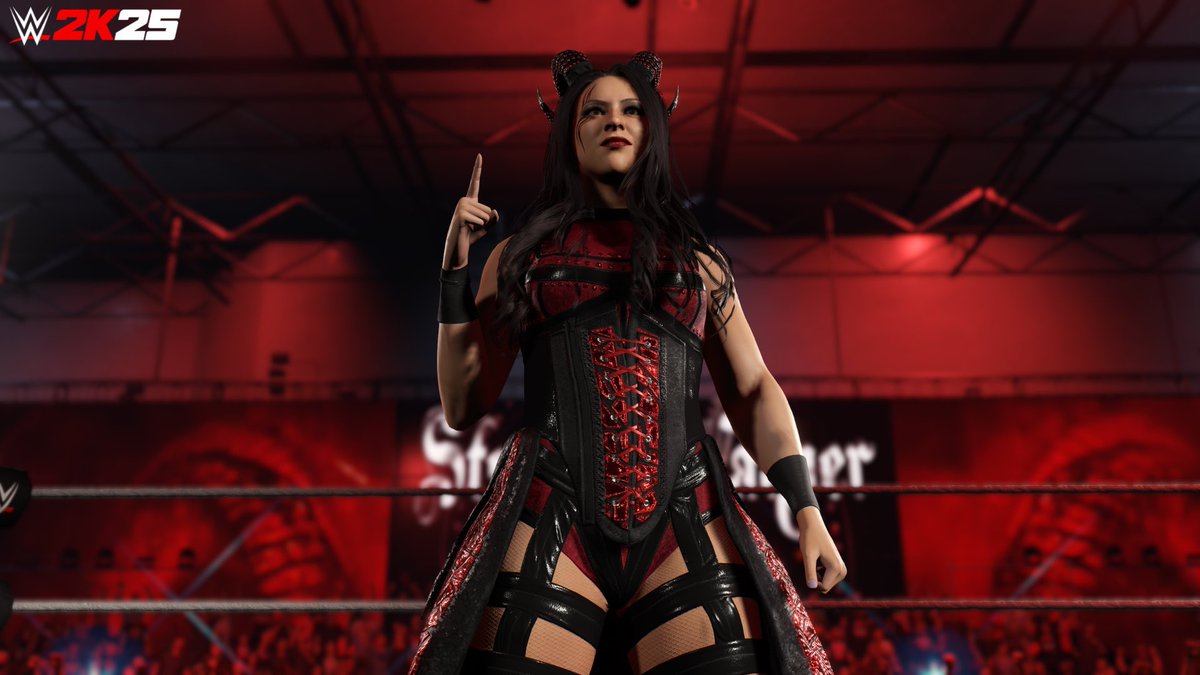 TPWSpodcast's tweet photo. #WWE2K25 

Another LOOK at Stephanie Vaquer! https://t.co/cDEiqelYRN