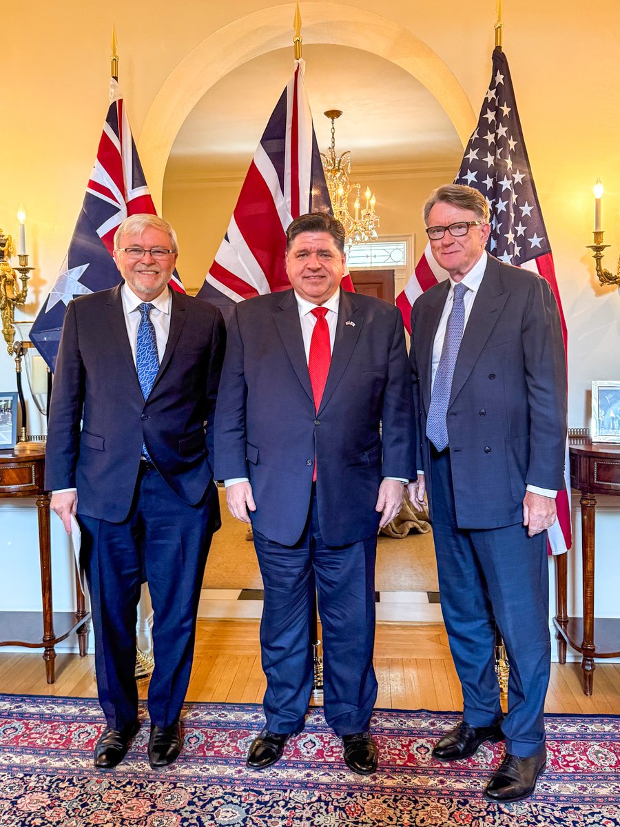 Since the earliest days of my administration, I've worked to make Illinois a global capital of quantum research and development.

That's why I'm excited to be with leaders from Australia and the UK discussing how we can drive this tech forward and create shared prosperity.